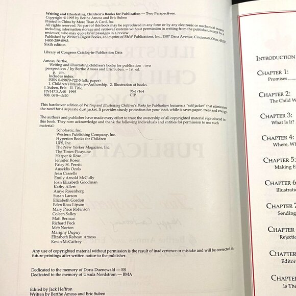 Writing and Illustrating Childrens Books for Publication Berthe Amoss SIGNED - Picture 5 of 10